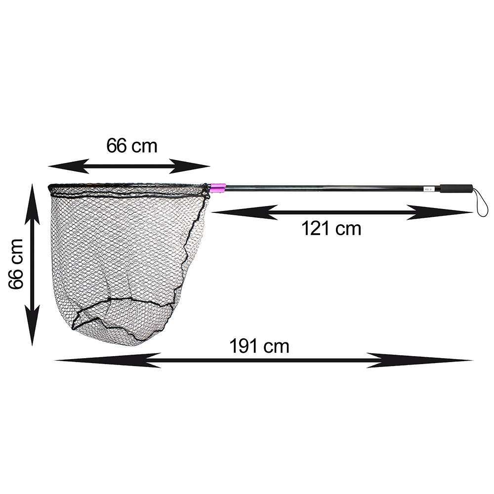 Captain 6783 Kepçe Tek Parça 120cm Alüminyum Saplı 70x60cm Rubber Tor