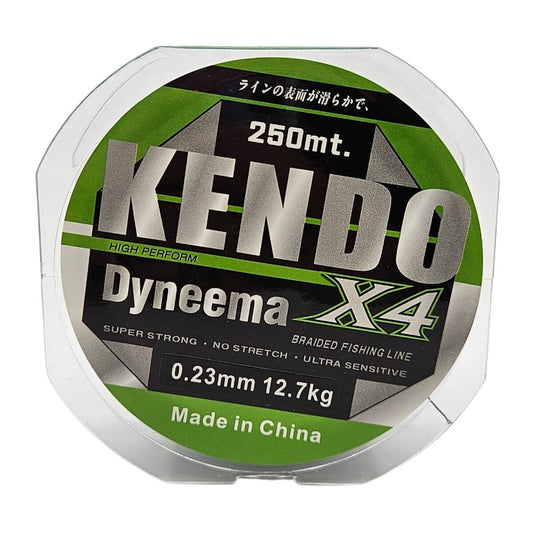 Kendo Dynema 4 Örgü 250Mt (Green)