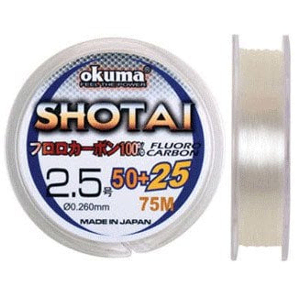 Okuma Shotai Fluorocarbon 75 mt 0,330 mm Misina