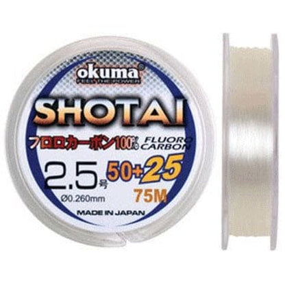 Okuma Shotai Fluorocarbon 75 mt 0,330 mm Misina