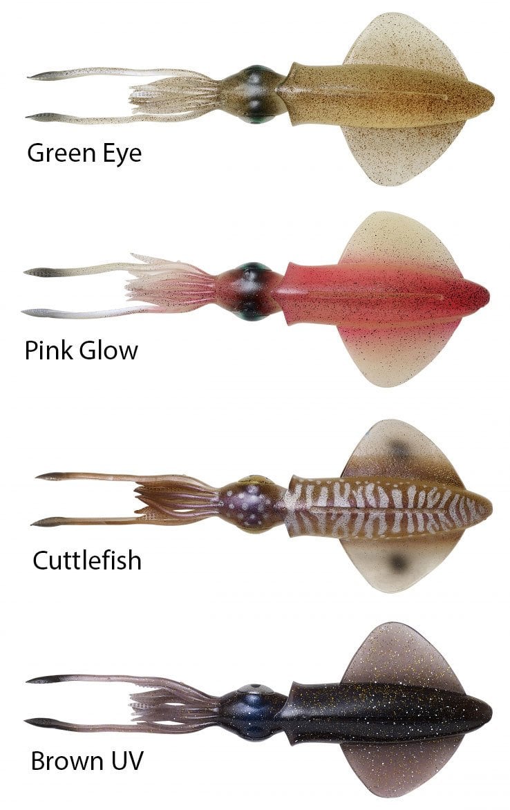 Savage gear Swim Squid 9.5cm 5g 4 Adet Sahte Balık
