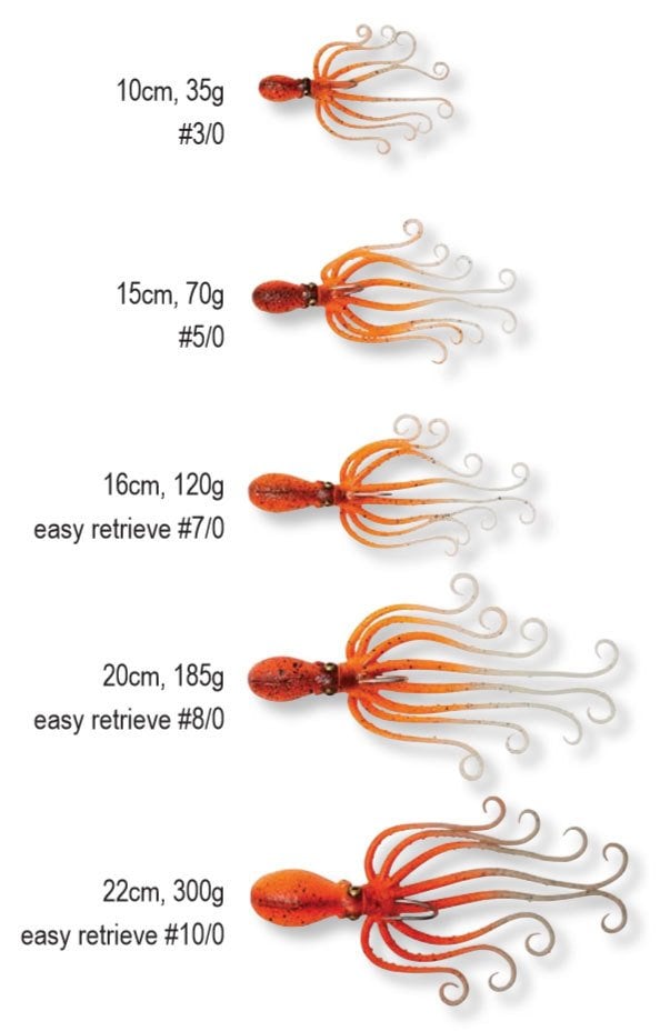 Savage gear Octobus 300g 22cm Sahte Balık
