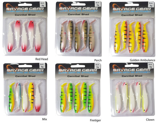 Savage gear Cannibal 8cm 5 Adet Sahte Balık