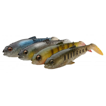 Savage Gear Craft Cannibal Paddletail 12.5 cm 20 gr Clear Water Mix 4 Adet