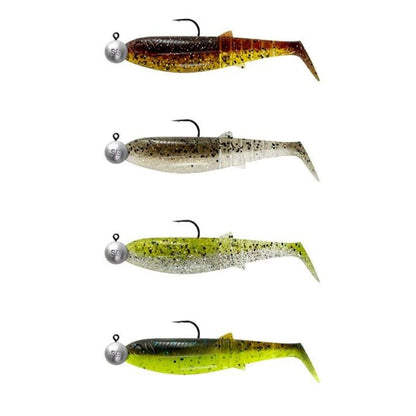 Savage Gear Cannibal Shad 6.8cm 3gr+5gr #1/0 Clear Water 4+4 Adet Sahte Balık