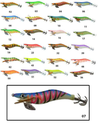 Captain 3017 Kalamar Zokası 10cm Wanted UV Squid Size 25