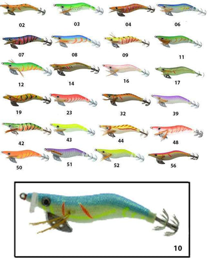 Captain 3017 Kalamar Zokası 10cm Wanted UV Squid Size 25