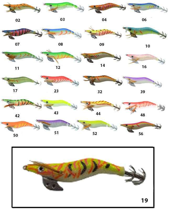 Captain 3017 Kalamar Zokası 10cm Wanted UV Squid Size 25