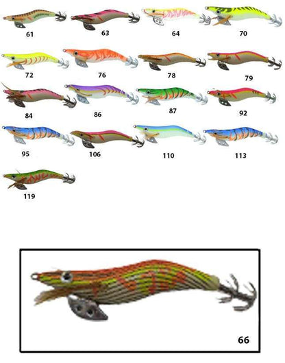 Captain 3017 Kalamar Zokası 10cm Wanted UV Squid Size 25