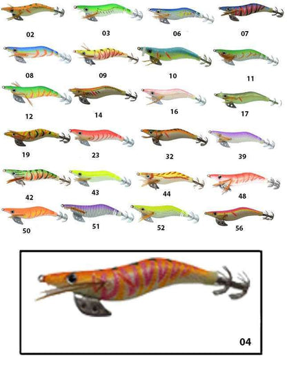 Captain 3017 Kalamar Zokası 10cm Wanted UV Squid Size 25