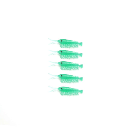 Captain 3050 Silikon Karides 4cm Suni Yem 5li Paket