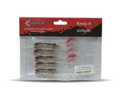 Captain 3571 Taifun Soft 10cm Levrek Silikonu 5li Paket Suni Yem