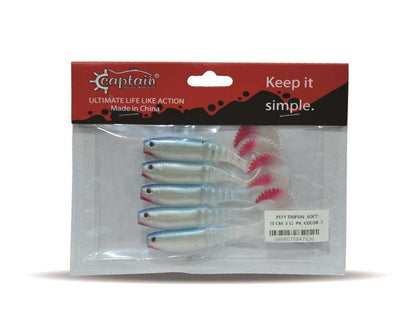 Captain 3571 Taifun Soft 10cm Levrek Silikonu 5li Paket Suni Yem