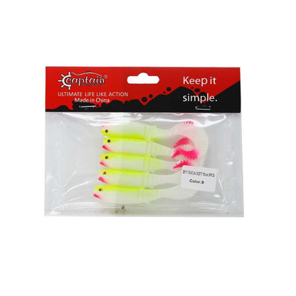 Captain 3571 Taifun Soft 10cm Levrek Silikonu 5li Paket Suni Yem