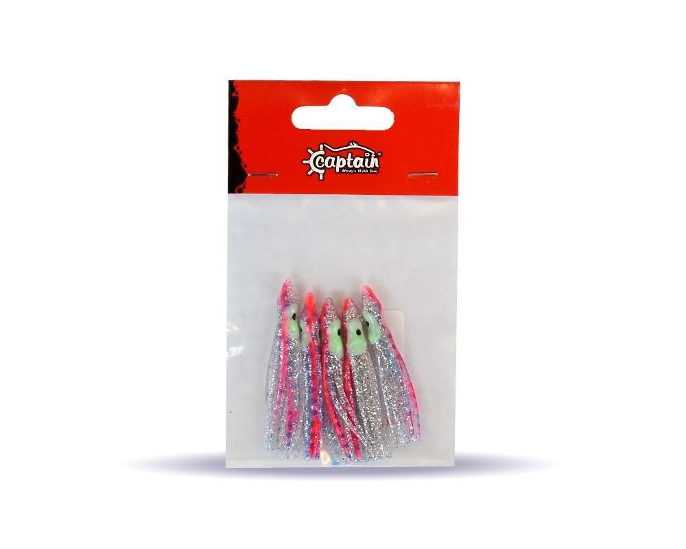 Captain 3593 Octopus Pride 5cm Ahtapot Sübye 5li Paket Suni Yem