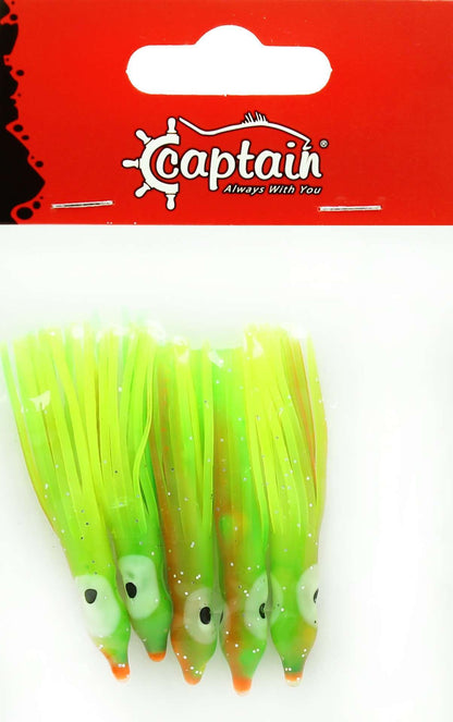 Captain 3593 Octopus Pride 5cm Ahtapot Sübye 5li Paket Suni Yem