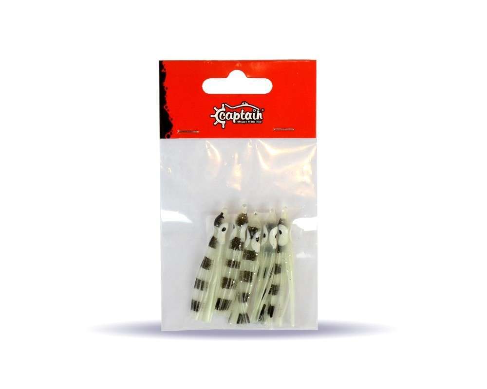 Captain 3593 Octopus Pride 5cm Ahtapot Sübye 5li Paket Suni Yem