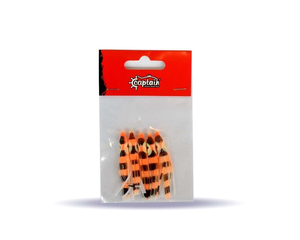 Captain 3593 Octopus Pride 5cm Ahtapot Sübye 5li Paket Suni Yem