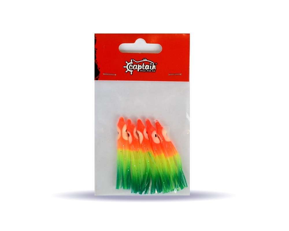 Captain 3593 Octopus Pride 5cm Ahtapot Sübye 5li Paket Suni Yem