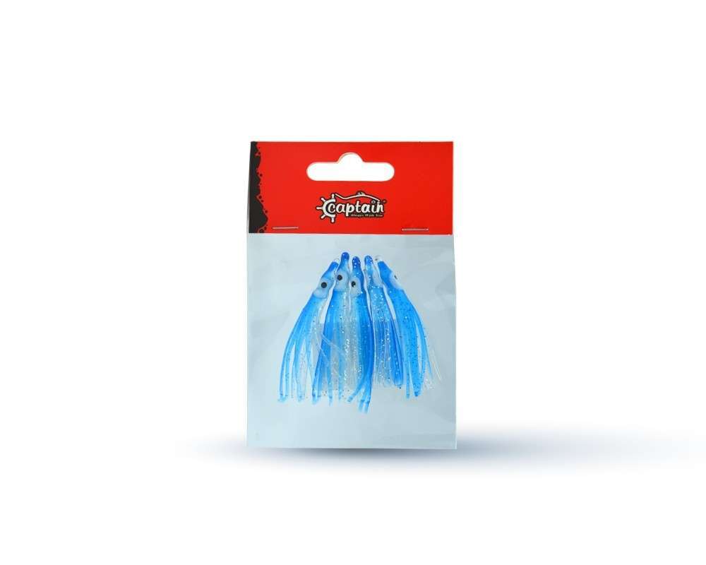 Captain 3593 Octopus Pride 5cm Ahtapot Sübye 5li Paket Suni Yem