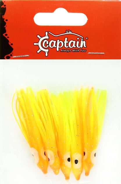 Captain 3593 Octopus Pride 5cm Ahtapot Sübye 5li Paket Suni Yem