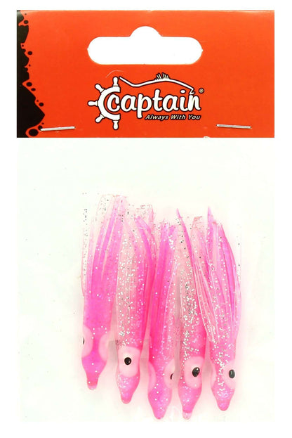 Captain 3593 Octopus Pride 5cm Ahtapot Sübye 5li Paket Suni Yem