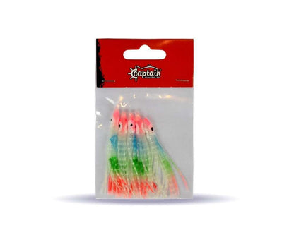 Captain 3594 Octopus Curly 6cm Ahtapot Sübye 5li Paket Suni Yem