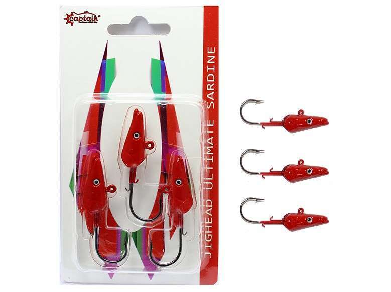 Captain 6457 Jig Head 15gr Ultimate Sardine 3lü Set