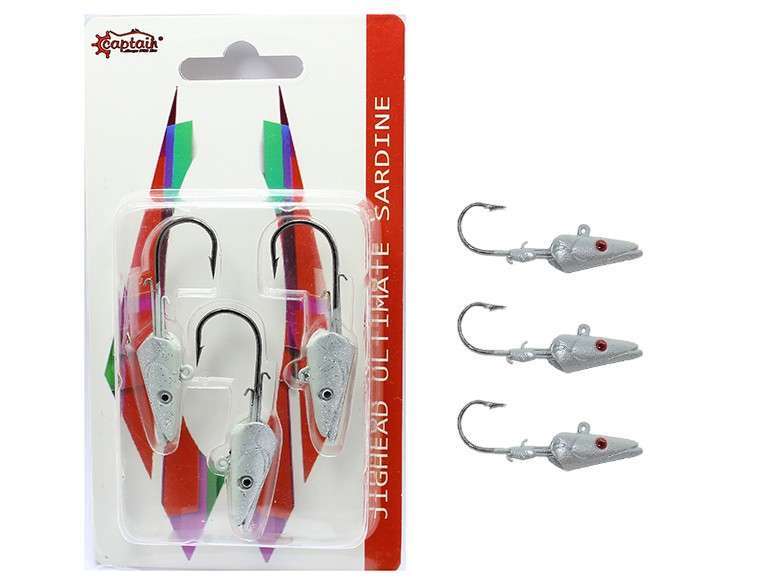 Captain 6457 Jig Head 15gr Ultimate Sardine 3lü Set