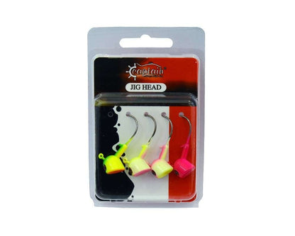 Captain Jig Head Bastet 4lü Mix Set Kesik Kafa Jig Head