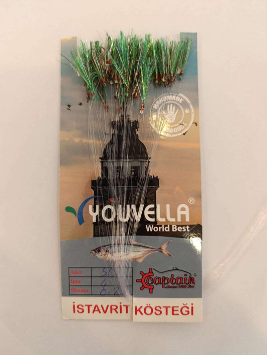 Çinekop Kösteği UV-GLOW Simli Youvella Kartonda 50 İğne 025mm Köstek