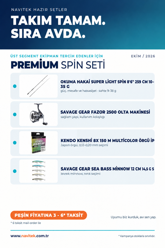 NAVITEK Ekim 2026 Premium Spin Seti kapak görseli