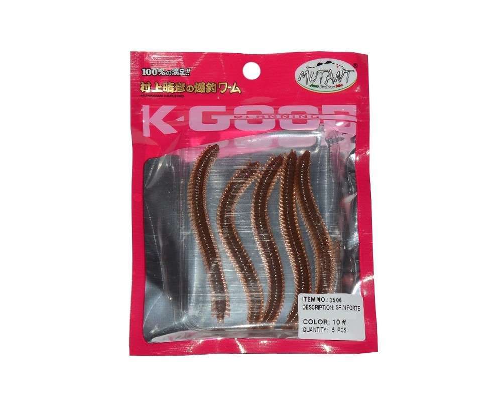 Mutant 3506 Spin Forte 7,5cm Aromalı LRF Silikon Suni Yem 5li Set