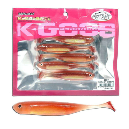 Mutant 3538 Twost Tail Flash 9cm Levrek Silikonu 5li Paket Suni Yem