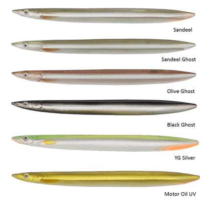 Savage gear B-SG Line Thru Sandeel 125mm 19g Sahte Balık