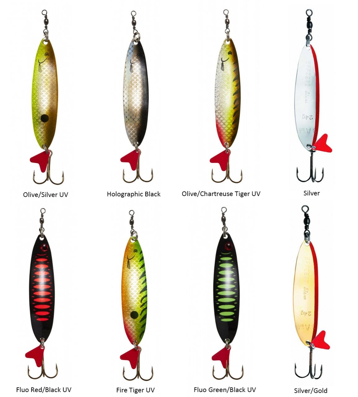 Dam Effzett Standard Spoon Slim 5 cm 8 gr Sinking Kaşık