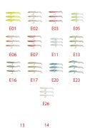 Captain 3526 Eel Fish 5cm Silikon Zargana Suni Yem 3lü Paket