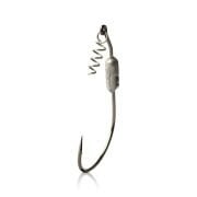 Mustad 91768S18 Power Lock Plus Spring Olta İğnesi NICKEL - 1/0 3LU