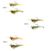 Captain 3048 Magic Shrimp 2li SET 3D Silikon Karides 50mm 37gr Suni Yem