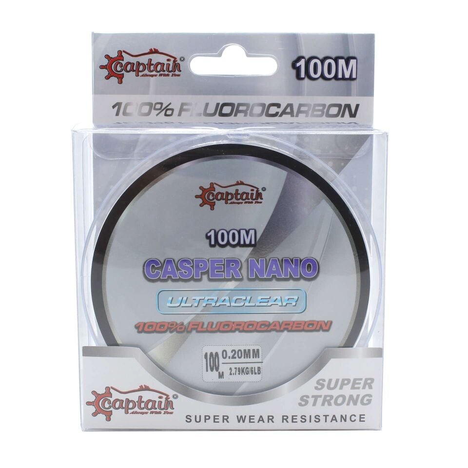 Captain Casper Nano %100 Fluoro Carbon Misina 100mt