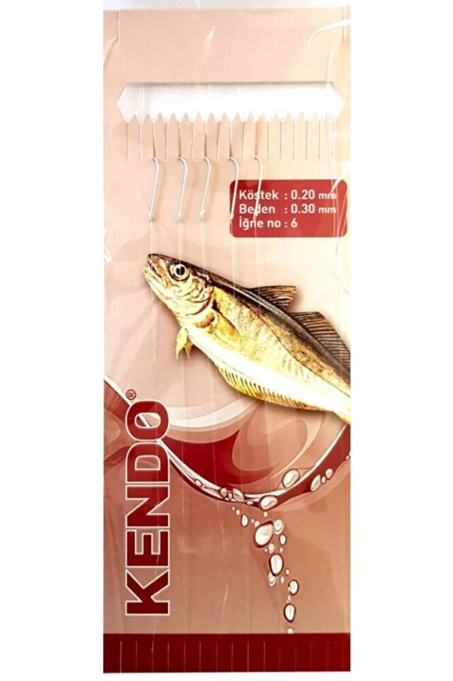 2'li Mezgit Avı Seti - 5 Köstekli Hazır Takım + 2 Adet 50gr Kurşun + 5 Adet Klipsli Fırdöndü