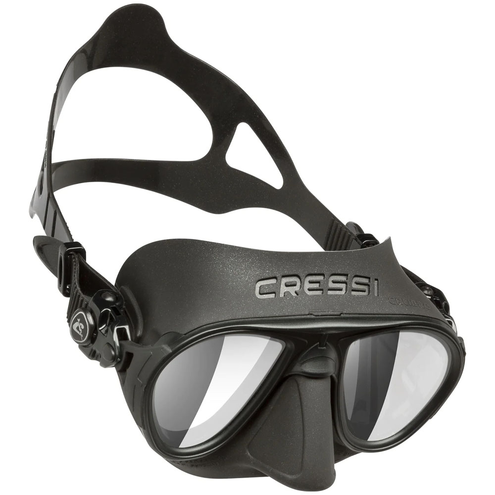 Cressi Calibro Dalış Maskesi BLACK/BLACK/HD LENS