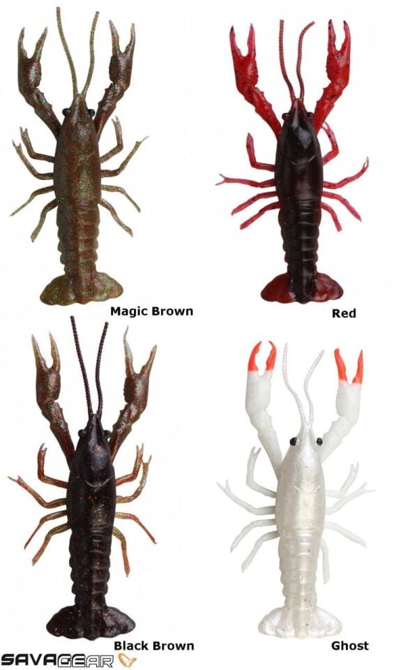 Savage gear LB 3D Crayfish 8 cm 4 gr F 4 Adet Suni Maket Balık