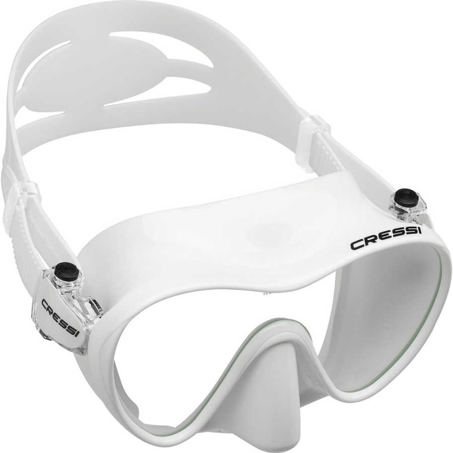 Cressi F1 Frameless Dalış Maskesi WHITE/WHITE - YETİŞKİN