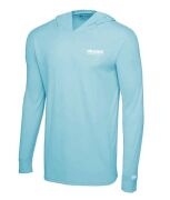 Okuma Aquatek Long Sleeve Hooded Sun Shirt Tahiti Blue