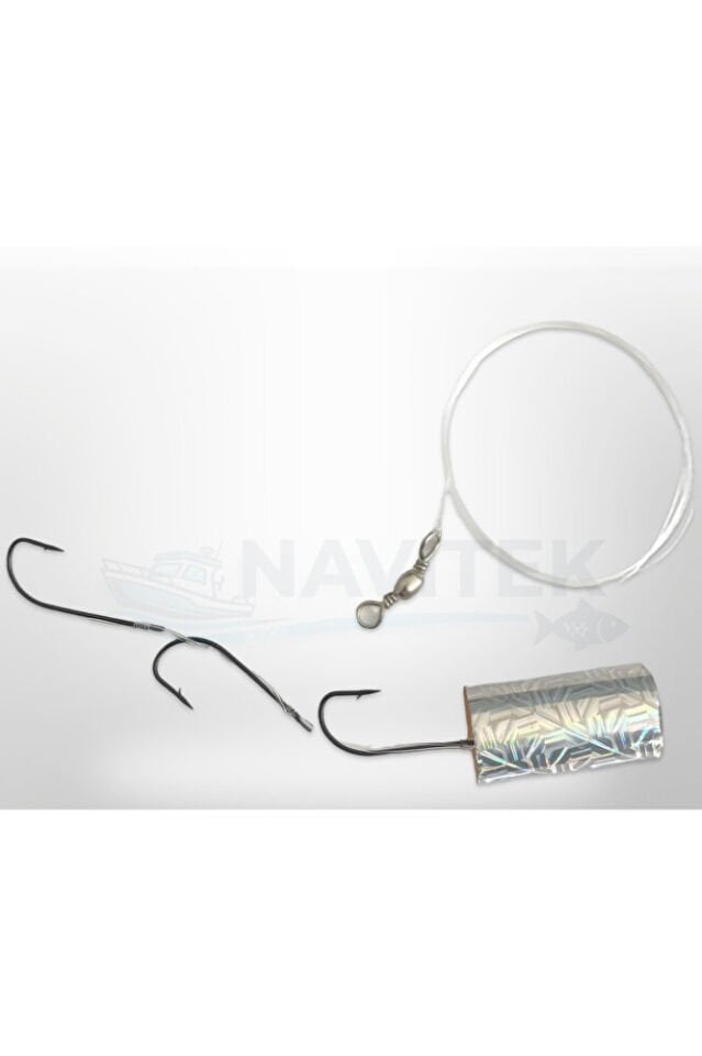 Teknede Balık Avı Seti (4 Adet çapari Yeşil -A.Yeşil,5x Lüfer takımı 3 İğneli 5x boncuklu fırdöndü)