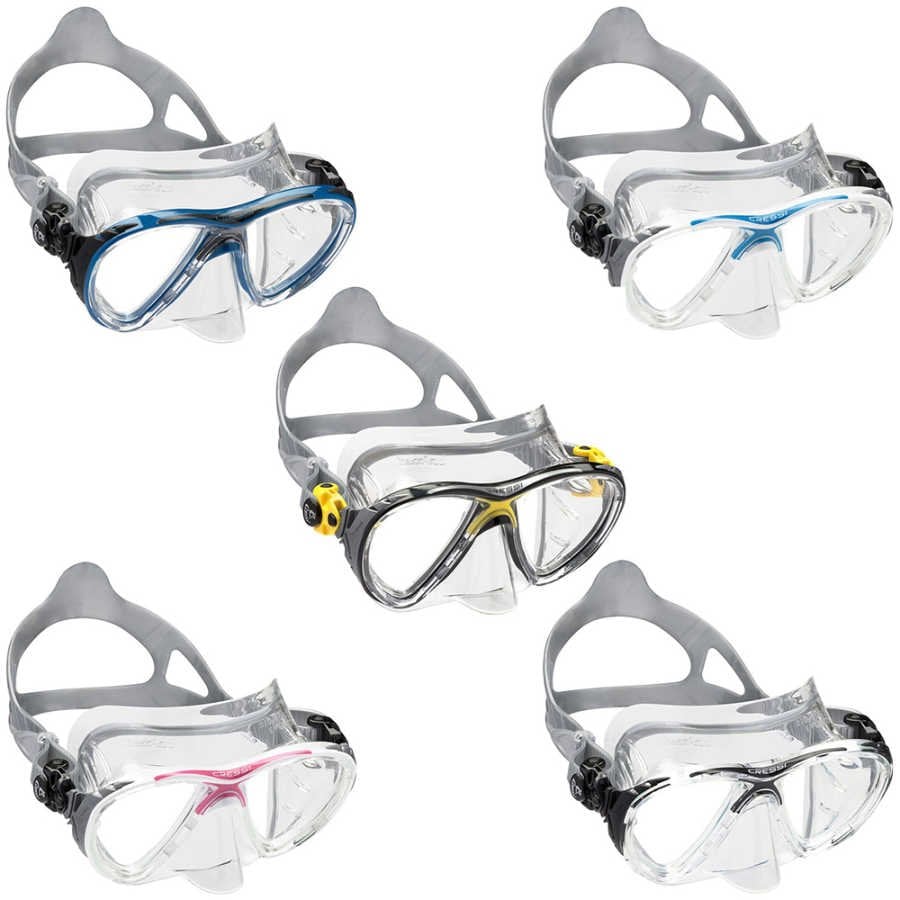 Cressi Big Eyes Evolution Dalış Maskesi CLEAR/BLUE/BLACK
