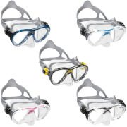 Cressi Eyes Evolution Crystal Dalış Maskesi CLEAR/RED