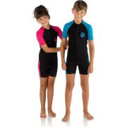 Cressi Little Shark Junior Shorty Dalış Elbisesi BLACK / BLUE - 2MM / 9/10 YAŞ
