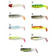Captain 3569 Style Soft 8cm Levrek Silikonu 5li Paket Suni Yem
